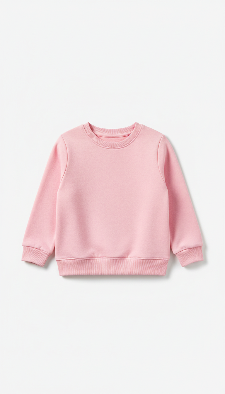 Bubblegum Cotton Sweatshirt